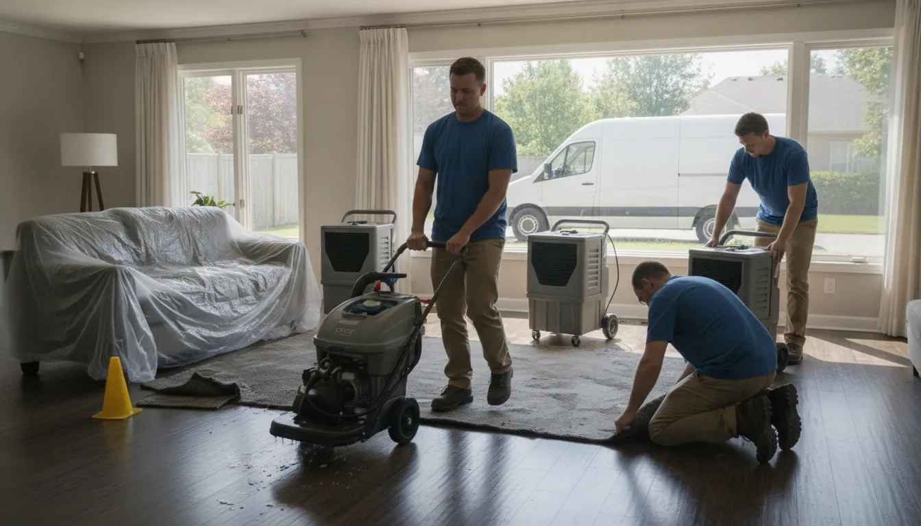 Water Damage in Huron